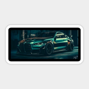 BMW M4 Sticker